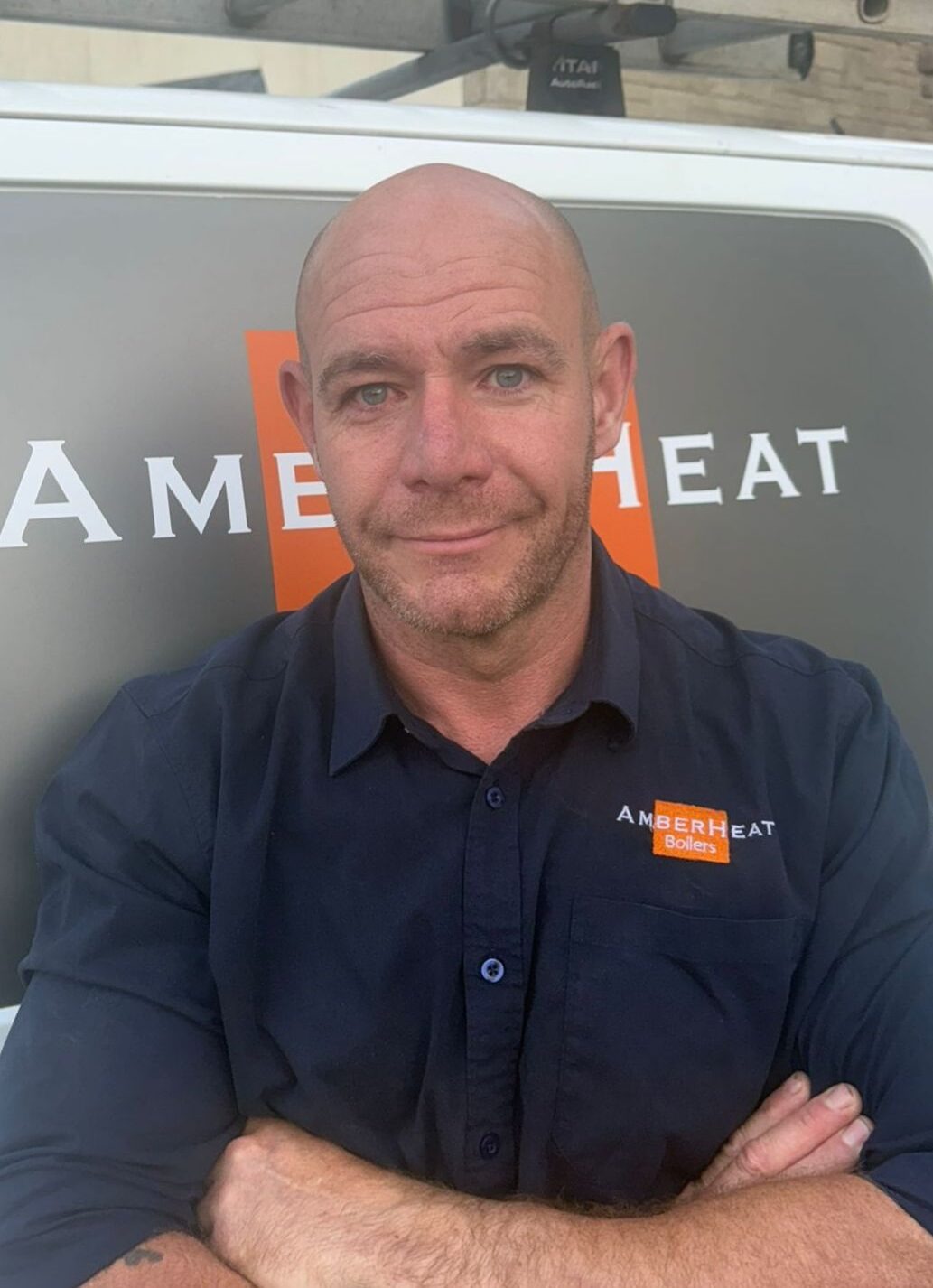 Darren Hall, founder and owner of AmberHeat Boilers in Stroud, Gloucestershire